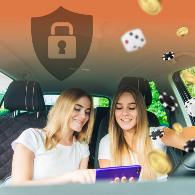 People in car protected
