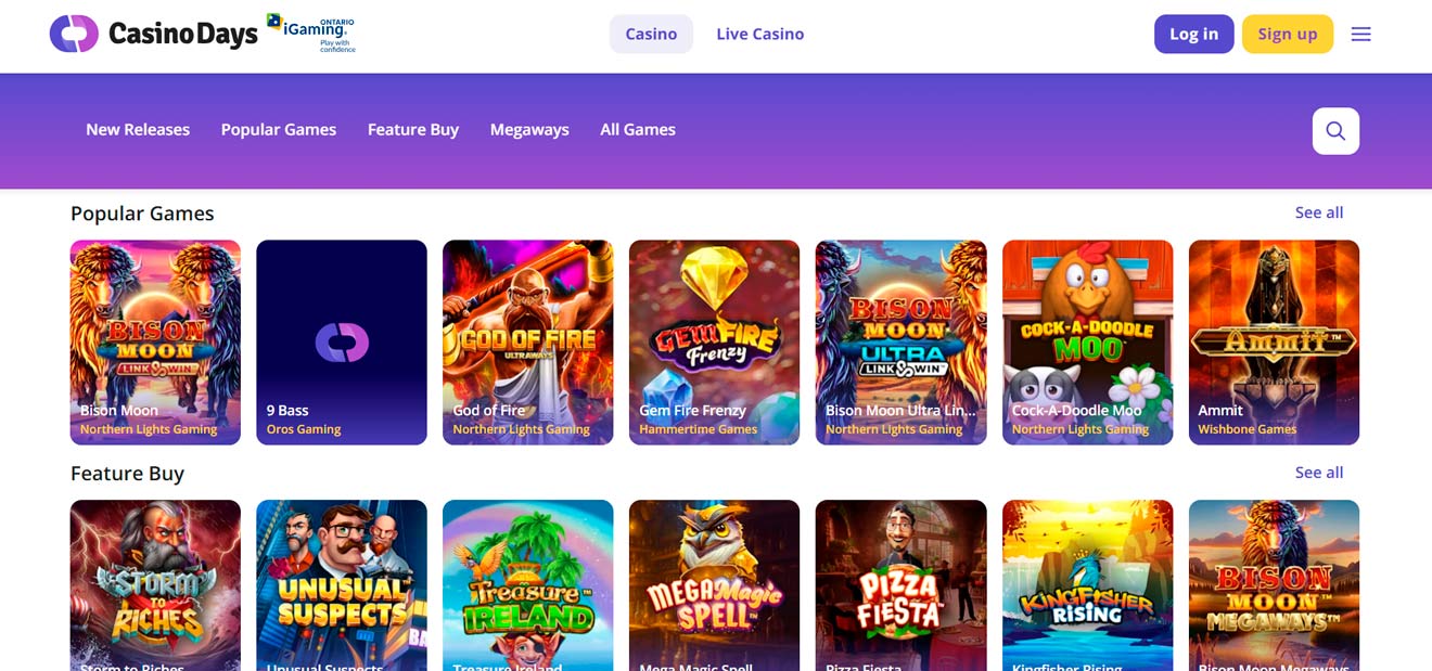 popular online casino